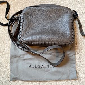 AllSaints Kepi Mini Leather Crossbody Bag